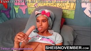Sucking Age Play With Cosplaying Ebony Spinner With Large Natural Breasts And Young Huge Erect Nipples After Lifting Her Shirt Talking, Sheisnovember Black Taboo Roleplay And Near Vagina by Msnovember Les