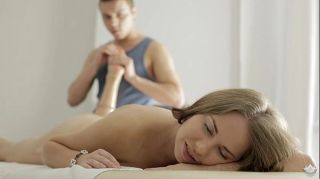 Blowjob Diana Dali enjoys erotic massage - Fantasy Massage CzechTaxi
