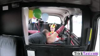 ucam Gal in clown costume fucked by the driver for free fare Men