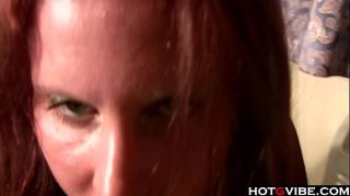 Hardcore Porn Busty redhead rides a dildo Dick Suckers