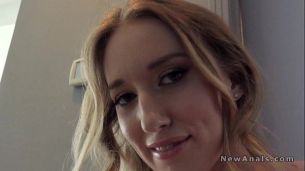 Gay Solo Blonde girlfriend takes ass to mouth in bedroom TNAFlix - 1