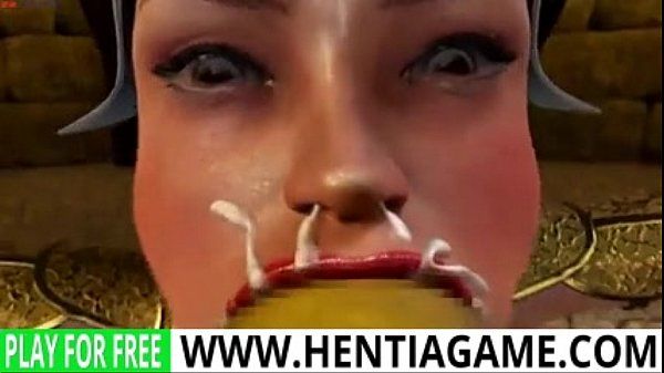 NSFW Gif 3D hentia Girl face Fucked Monster Cock Bang