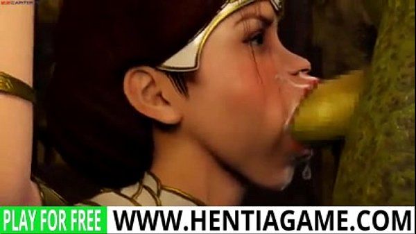 Nsfw Gifs 3D hentia Girl face Fucked Monster Cock Pussy To Mouth - 2