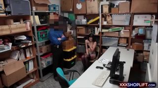 Housewife Cute shoplifter stripped down and fucked by an officer Amateur Pussy