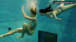 Boob Two sexy amateurs showing their bodies off under water Cupid