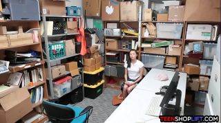 Office Fuck Tiny teen steals from a store and caught by security Veronica Avluv