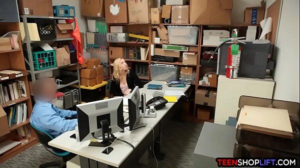 Porzo Blonde teen thief caught stealing and fucked by security Smutty - 1