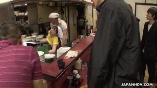 Blowjob Contest Fucking the cook in the back of the kitchen Office
