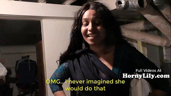 Bored Indian Housewife begs for threesome in Hindi with Eng subtitles - 1