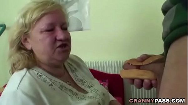 BBW Granny Loves Hot Dog With Young Dicky - 1