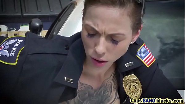 Foot Fetish Arrested black cocked thug fucking two kinky cops in uniform for a freedom Ethnic - 1