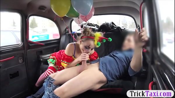 Sweet babe in costume likes drivers cock - 2