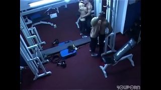 Bus Friends Caught fucking at the Gym - Spy Cam With