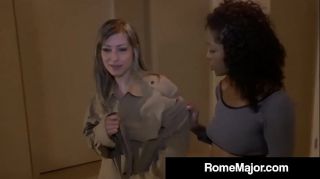 Blonde Horny Jayla Diamond Has Rome Major's Big Black Cock in 3Way! Big Dicks