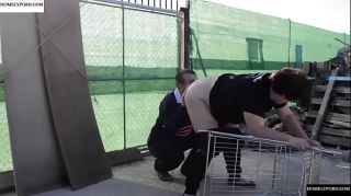 Yanks Featured Fuck in the yard in a trolley Big Natural Tits