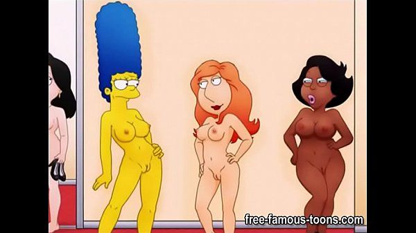Famous toons girls parody orgy - 1