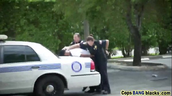 Horny cops banging young black dude - 1