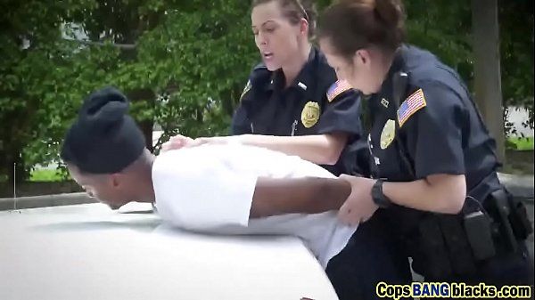 Horny cops banging young black dude - 2