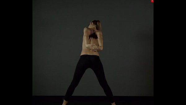 Brunette gymnast showing of her ass - 1