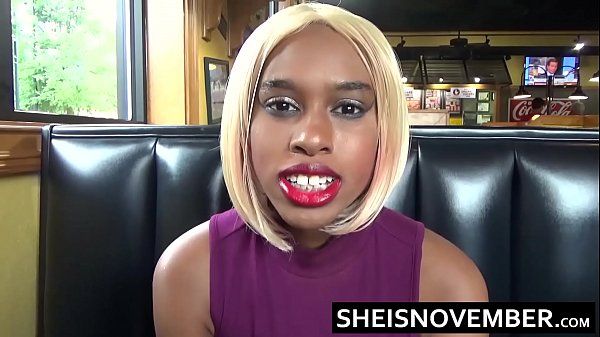 HD Monstertits Oralsex By Porn Actress Msnovember Ebonyblowjob In Public Diner Restroom By YoungBabe Seducing Rich Man HD - 2
