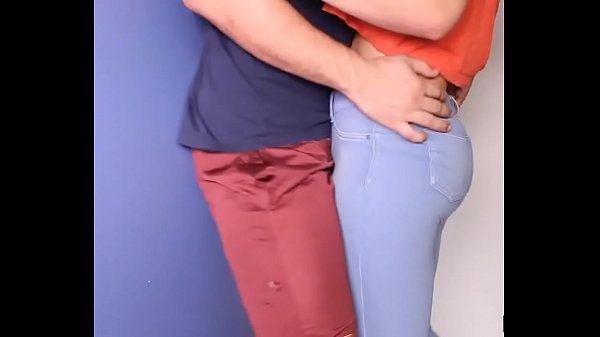 Stepdaughter Hot girl in tight jeans grinds ass on guys dick and cumshots on ass RawTube