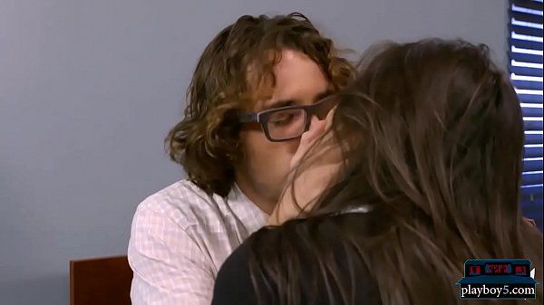Freeteenporn Tiny nerdy schoolgirl fucked in the library by another nerd Female - 1