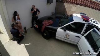 Doublepenetration Cops Fuck Latina Teen in Public BananaBunny