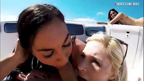 Sexy teen BFFS boat ride and nasty orgy - 2