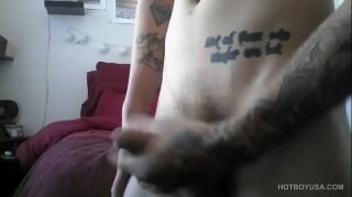 GoodVibes Inked Twink Robbie Beats Off 3DXChat