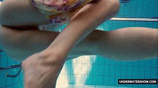 Con Hot big titted teen Lera swimming in the pool Gay Deepthroat