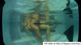 Huge Cock Chicks sucked in swimming pool Maledom