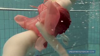 Ball Sucking Katya Okuneva in red dress pool girl Publico