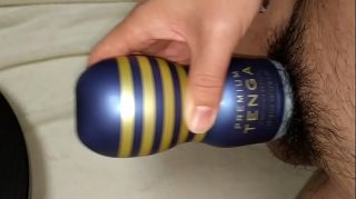 Gay Bukkakeboy masturbation and cumshot twice with TENGA PREMIUM VACUUM CUP Egypt