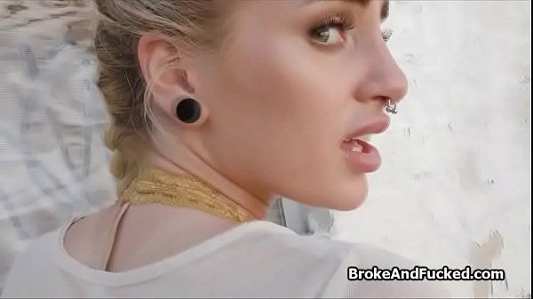 Blonde teen loves the extra cash for cocking - 2