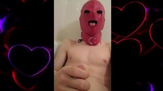 Gay Brokenboys Crossdresser fucked her dildo Big Butt