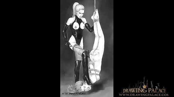 Gay Skinny DrawingPalace.com - Extreme rough fetish drawing with BDSM Alexis Texas - 1