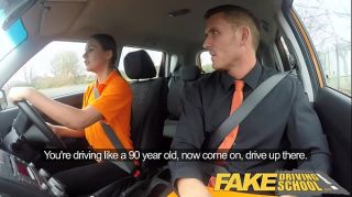 Pussy Orgasm Fake Driving School Backseat blowjobs and deep creampie for super sexy minx 7Chan