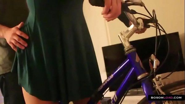 Dad dry humping step daughter while riding bike - 2
