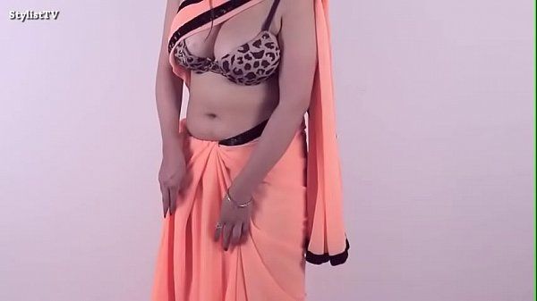 How To Wear Saree Perfectly - Beautiful Designer Saree Draping (480p).MP4 - 2