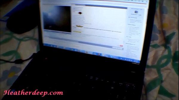 NEW HD Heather Deep gets throatpie creamthroat while webcamimg - 2