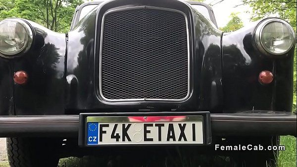 Busty cabbie rides huge black cock - 1
