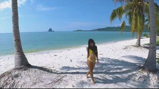 ShopInPrivate Micro bikini tease by sexy teen who walks on a beach Audition