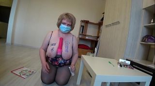 XCams Milf in stockings and shorts doggystyle shakes a big ass and a girlfriend fucks her to orgasm, lesbians POV. Sexzam
