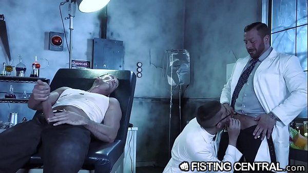 FantasyHD Daddy Doctor & His Big Dick Monster Fuck Nerdy Assistant With