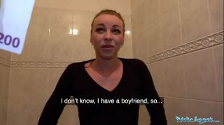 Doggystyle Public Agent Multiple orgasms as tight pussy stretched in public toilet Dykes