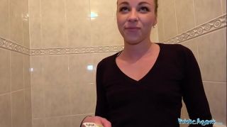 Nice Ass Public Agent Multiple orgasms as tight pussy stretched in public toilet Piercing