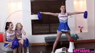 VRBangers Petite teen cheerleader squad fuck their perv coach HollywoodGossip