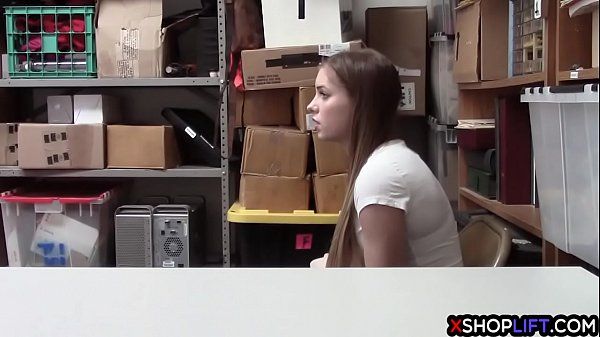 Petite teen thief busted and fucked by a security guy - 1