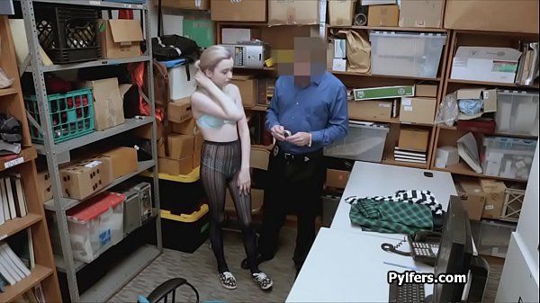Perky Lexi caught stealing on cctv then fucked - 2