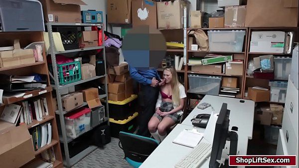 Teen caught shoplifting and gets fucked - 2